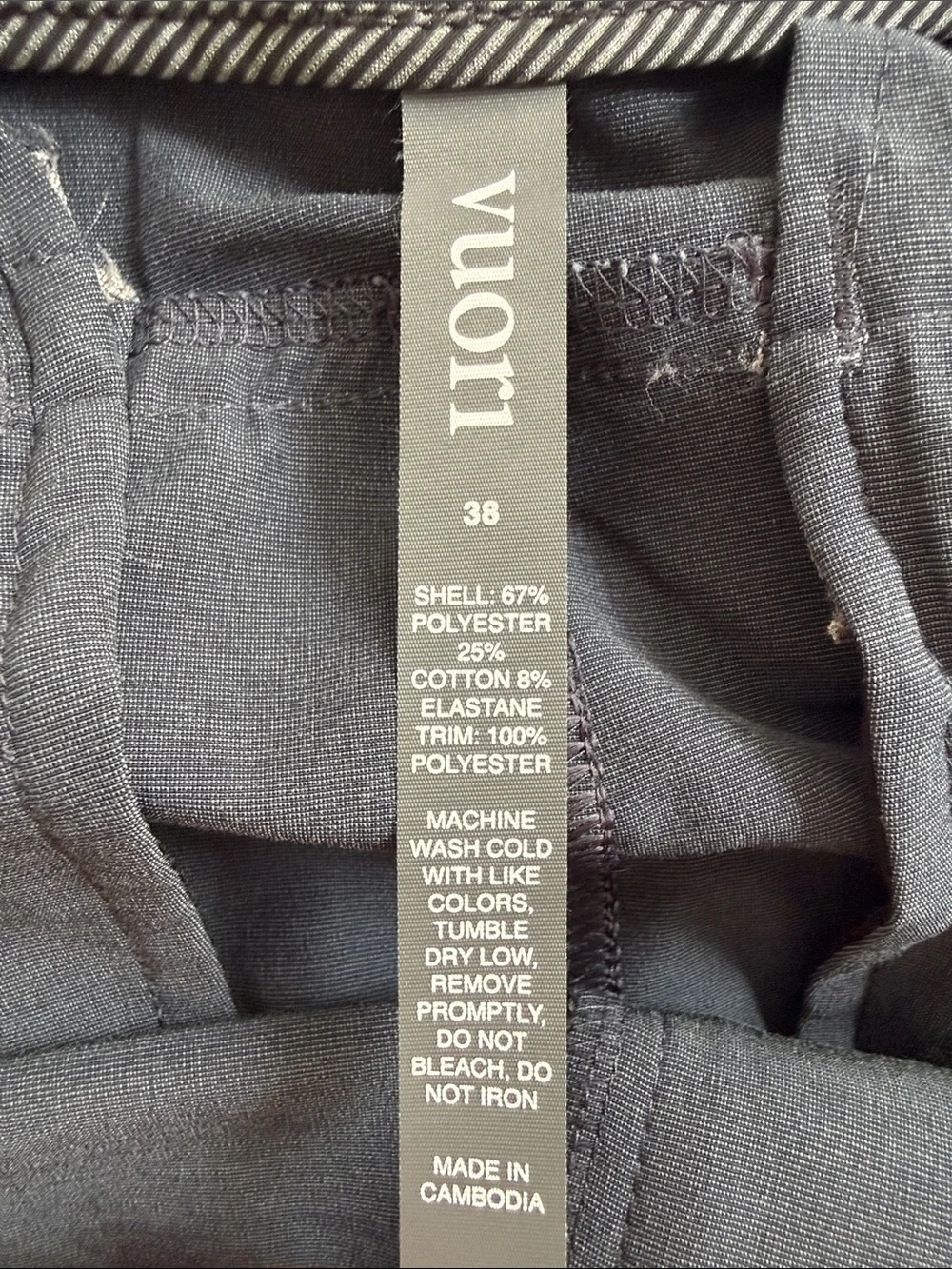 Vuori Aim Pant Blue Size 38